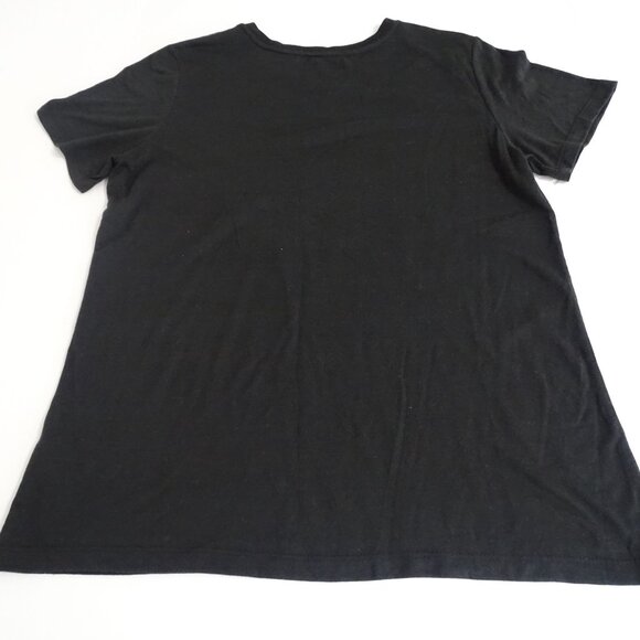 Celebrate Mothers Day Black Graphic Tee T-shirt Women Size L 12 14 Crew Neck - Picture 3 of 8